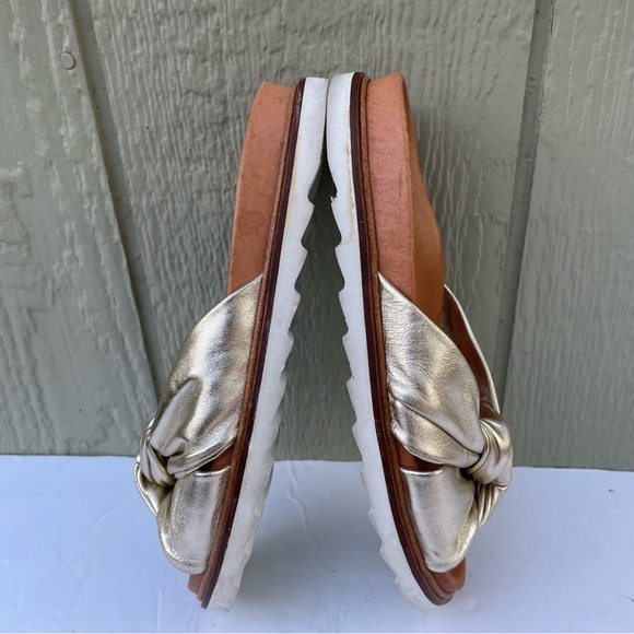 Anthropologie slippers Golden Strap Women's size 36 Made in Spain,Summery,Beach - Picture 13 of 14